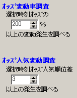 ユーザー指定の異常値